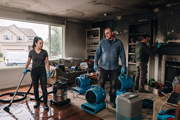 Smoke and Water Damage Restoration La Verne