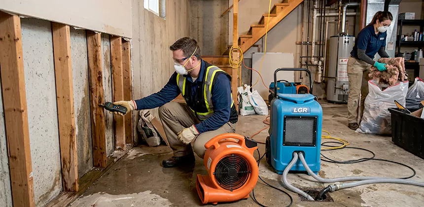 Basement Restoration After Water Damage in La Verne