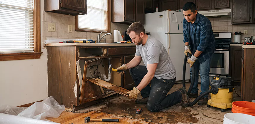 Repairing Water Damaged MDF Cabinets in La Verne