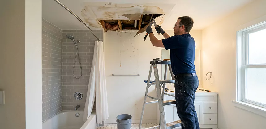 Bathroom Leak Ceiling Repair in La Verne